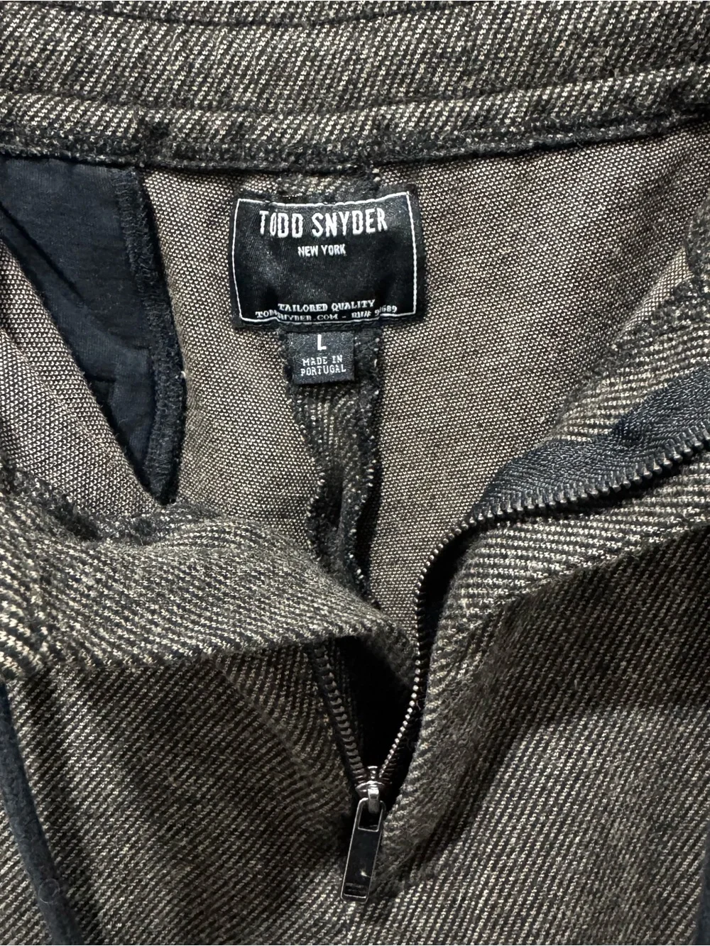 Todd‎ Snyder Size large Brown Tweed Drawstring Lux Sweatpants - Picture 3 of 4